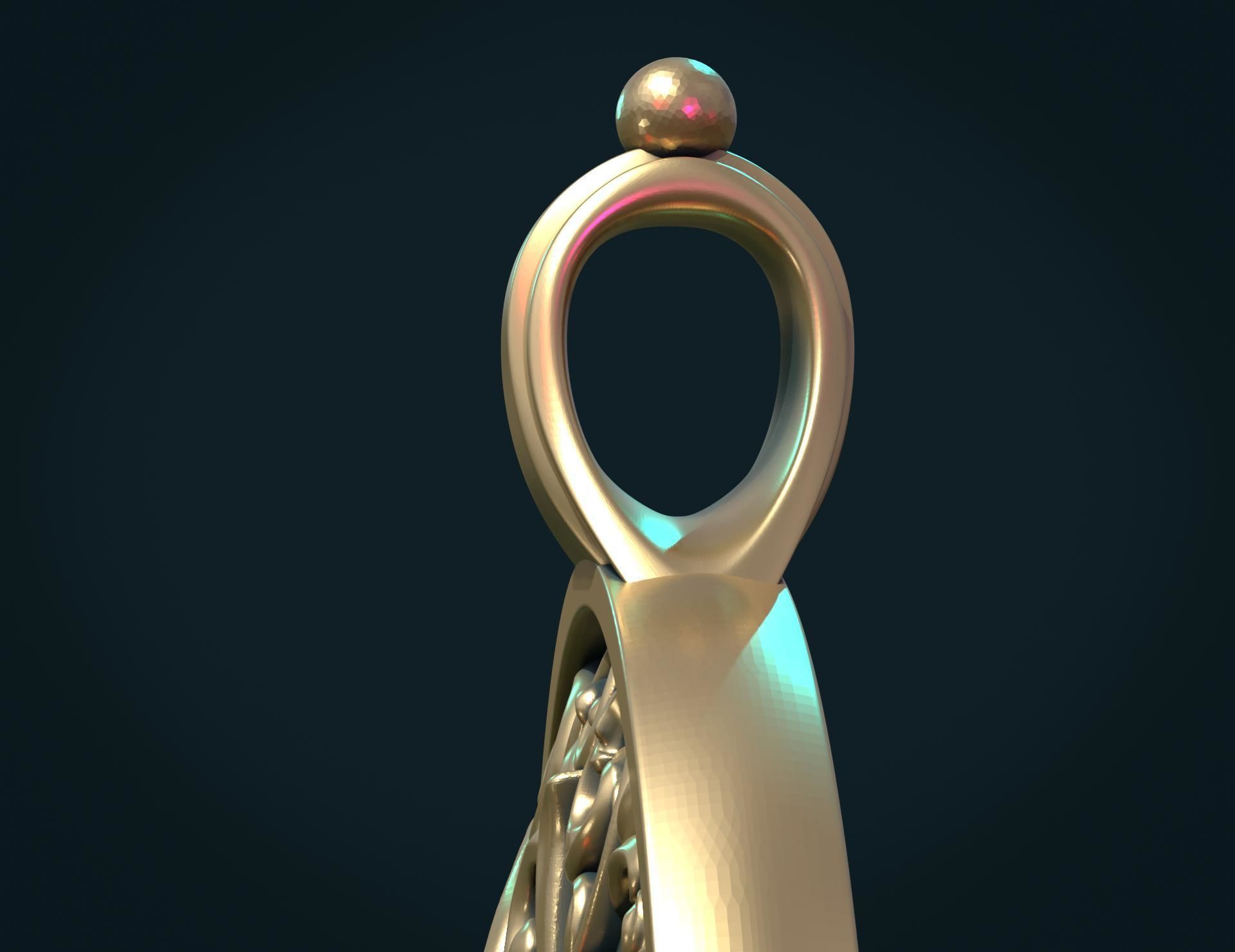 Tree Pendant III 3D print model_11