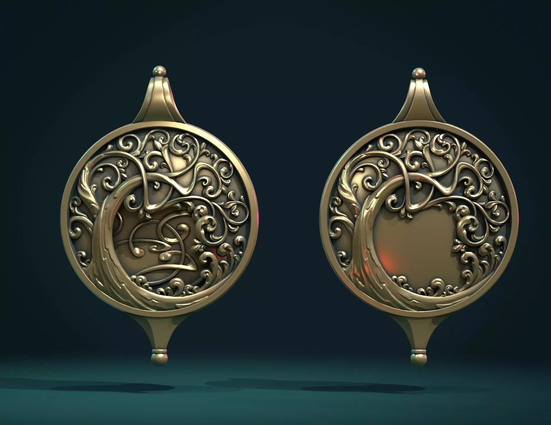 Tree Pendant III 3D print model_0