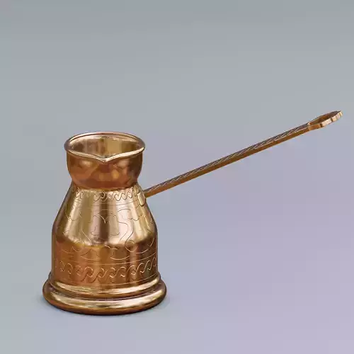Traditional Turkish coffee pot