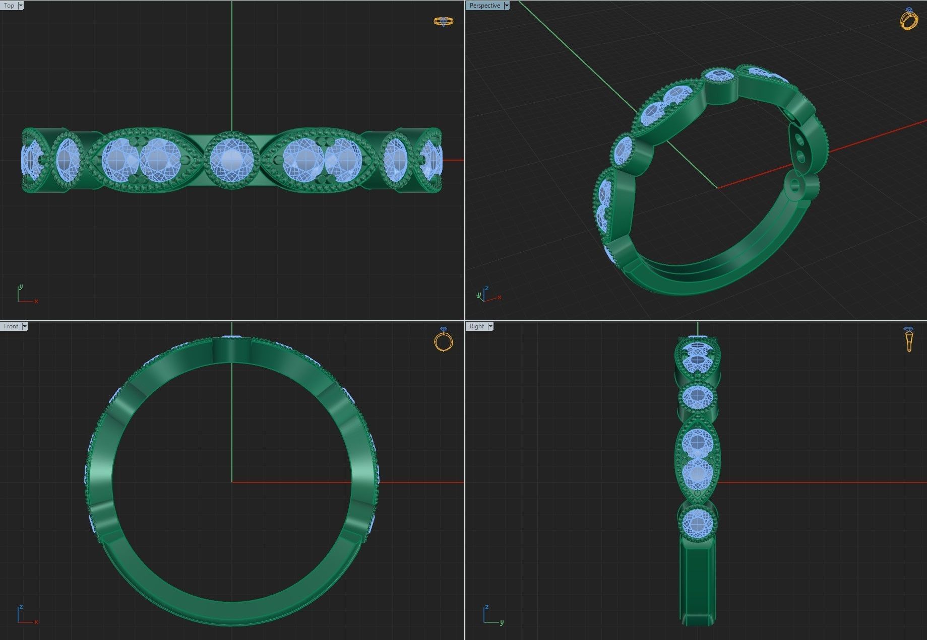 Ring 25 3D print model_7