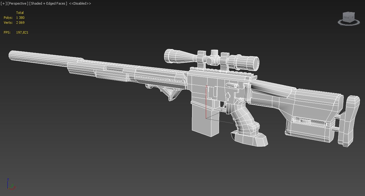 BHI-15 SPR2 Low-poly 3D model_2