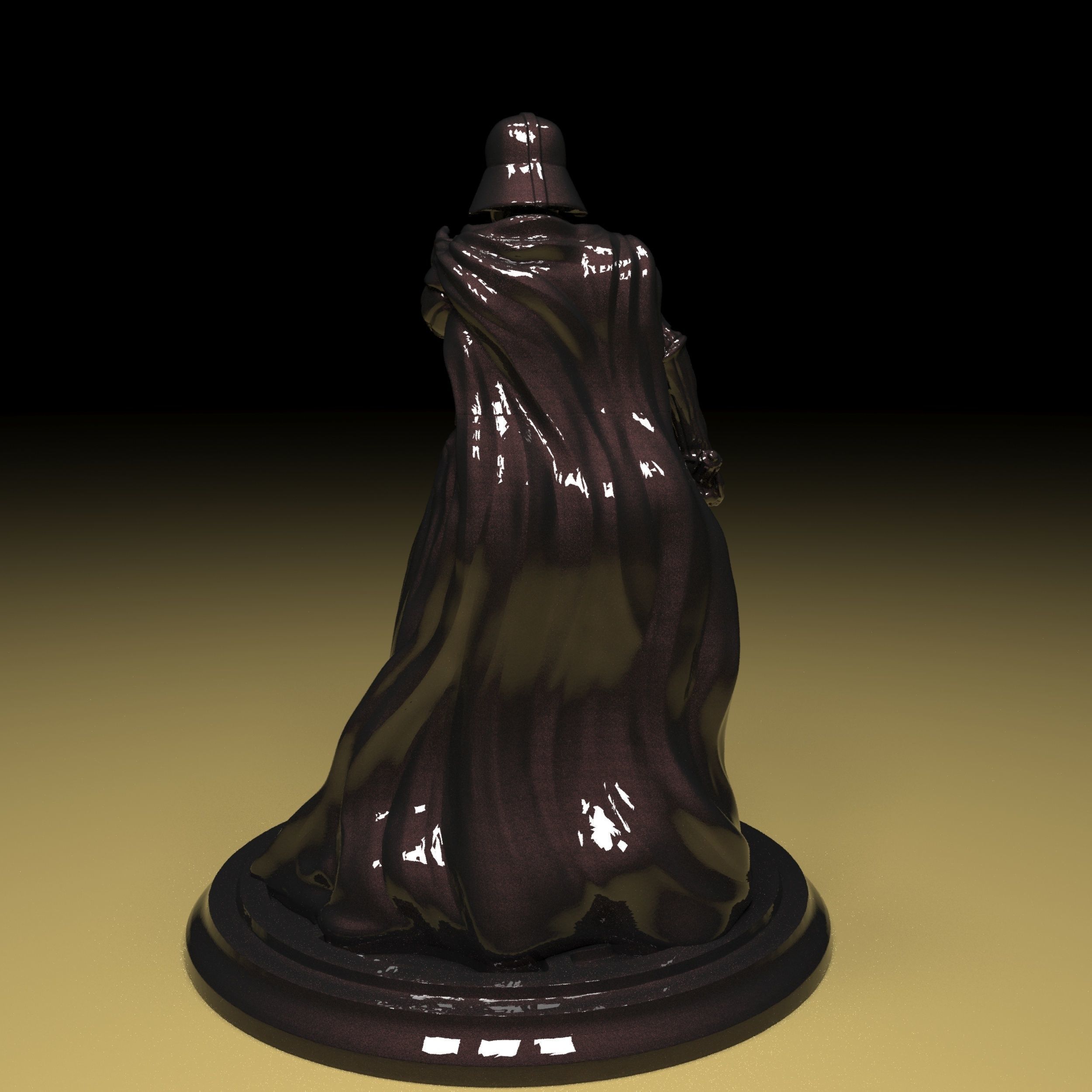 Darth Vader Figure 3D model in parts stl file ready to print 3D print model_3