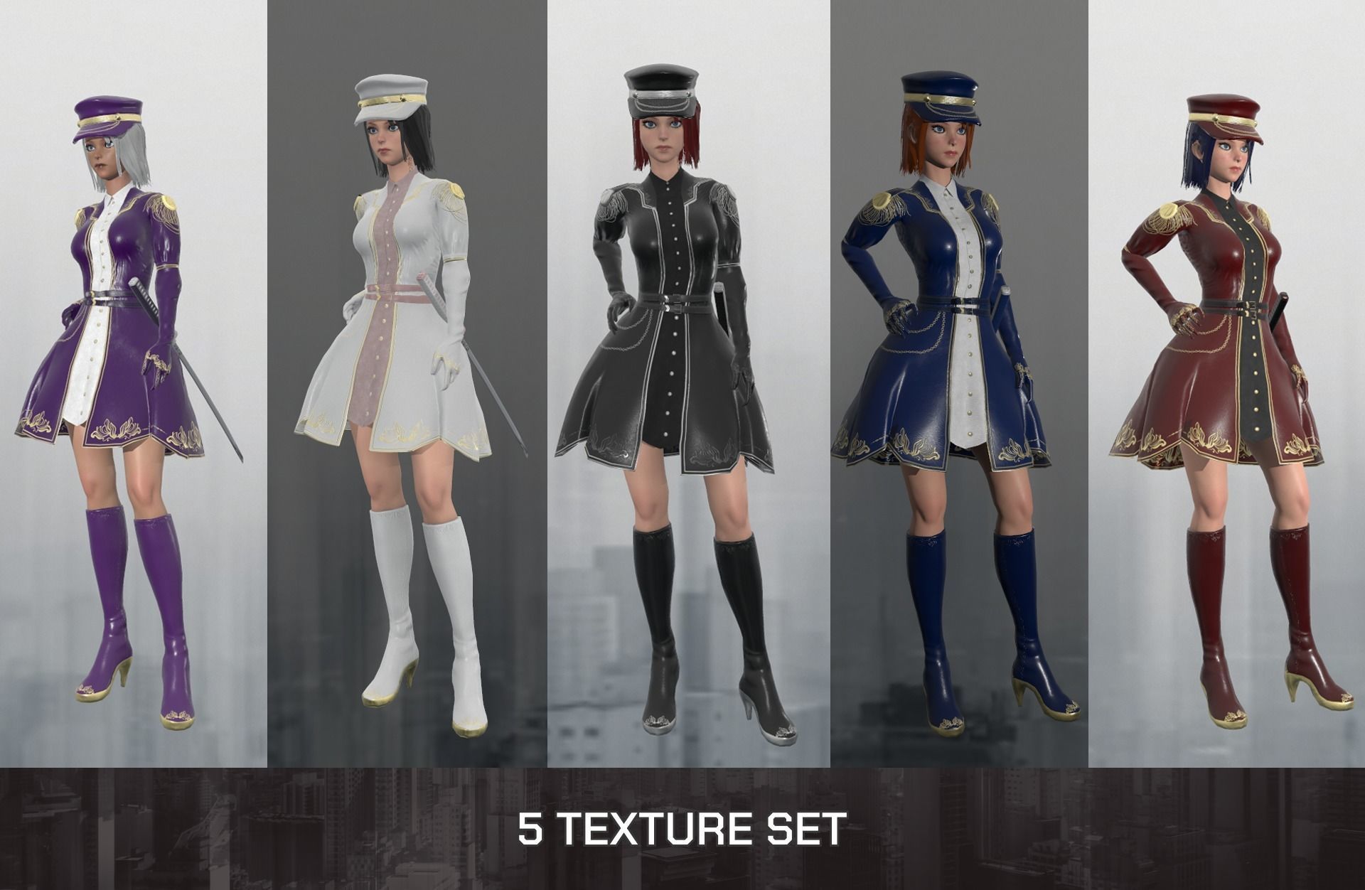 Game-Ready Character - Asura   Low-poly 3D model_3