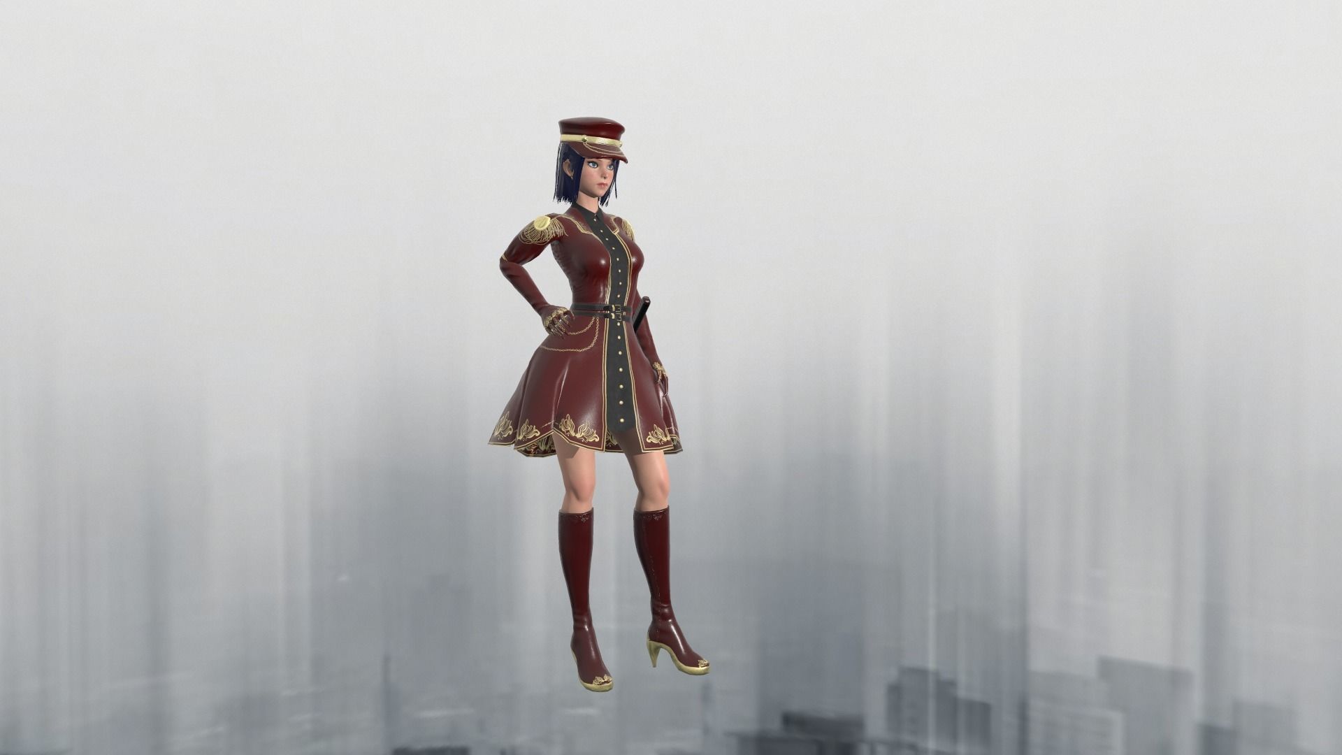 Game-Ready Character - Asura   Low-poly 3D model_21