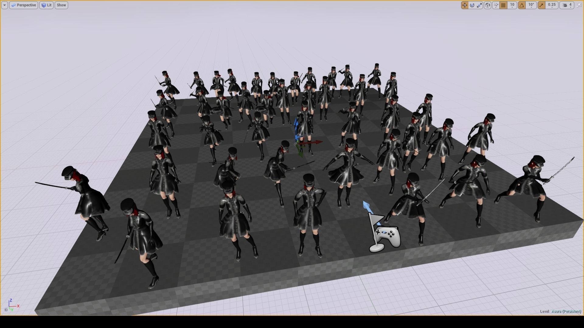 Game-Ready Character - Asura   Low-poly 3D model_20