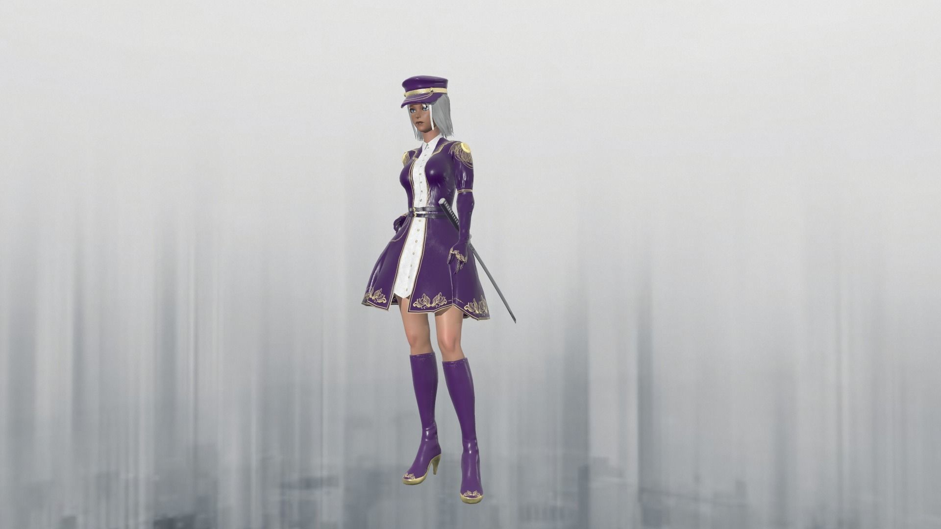 Game-Ready Character - Asura   Low-poly 3D model_24