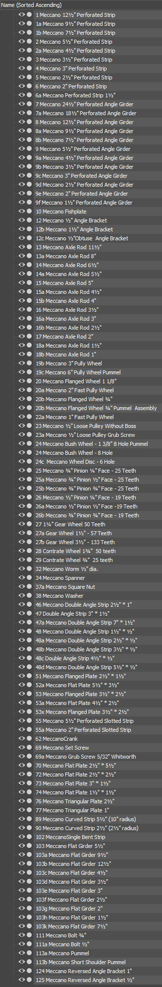 Meccano Parts Free 3D model_5