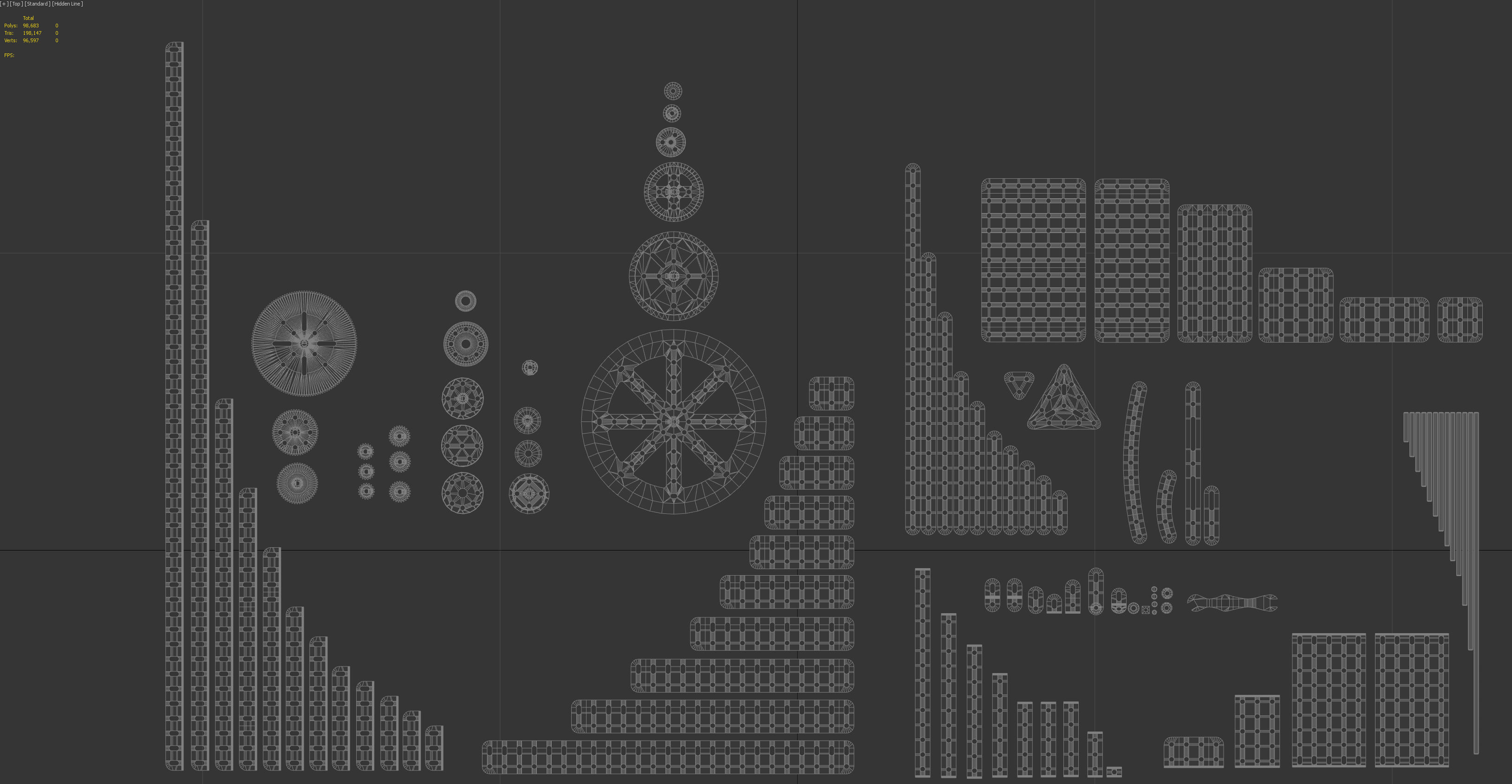Meccano Parts Free 3D model_2