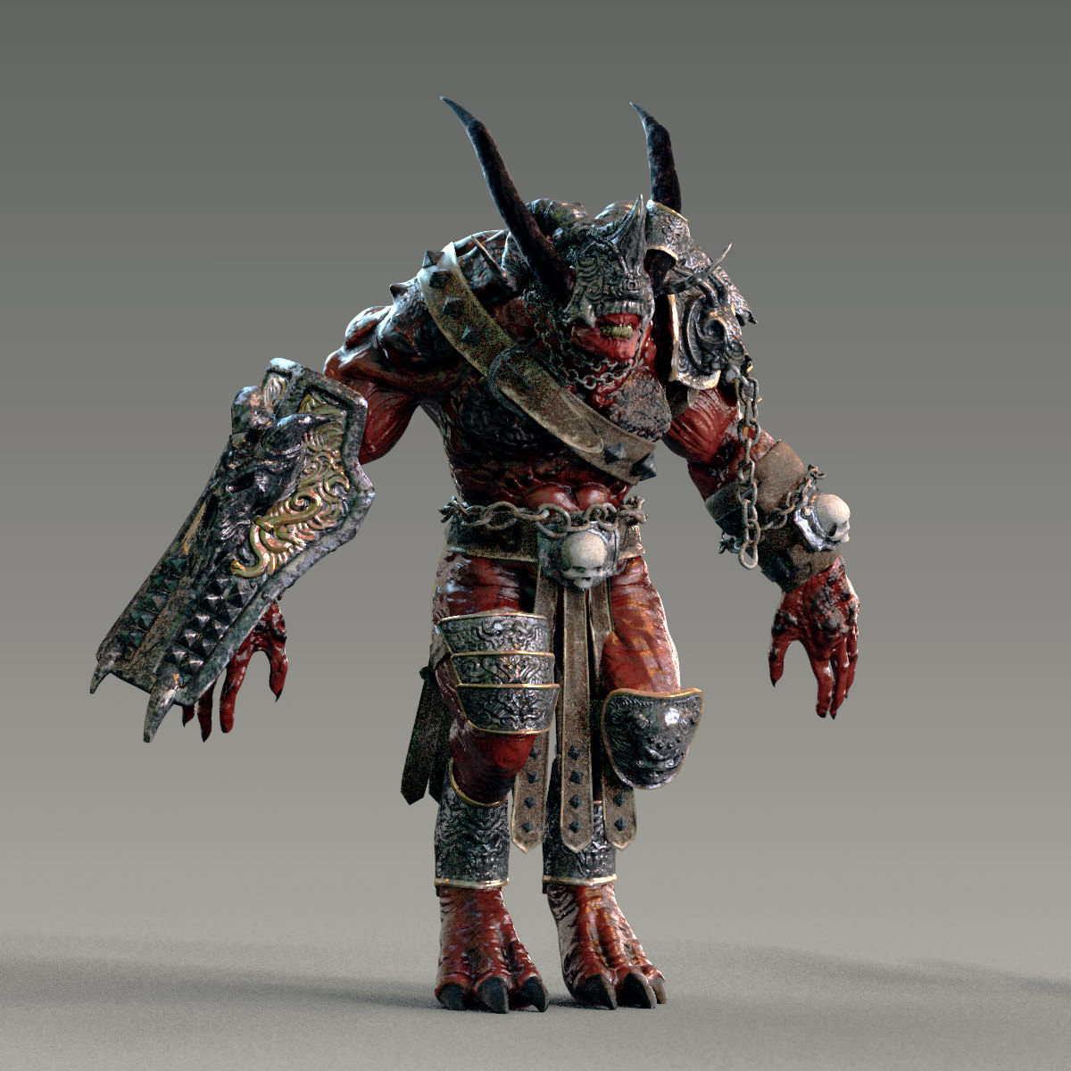 Heavy Demon 3D model_1