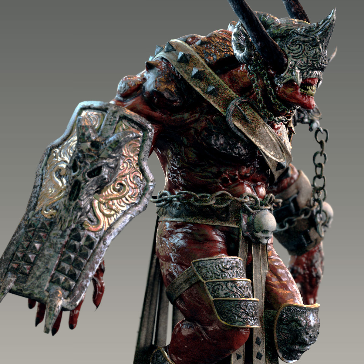 Heavy Demon 3D model_4