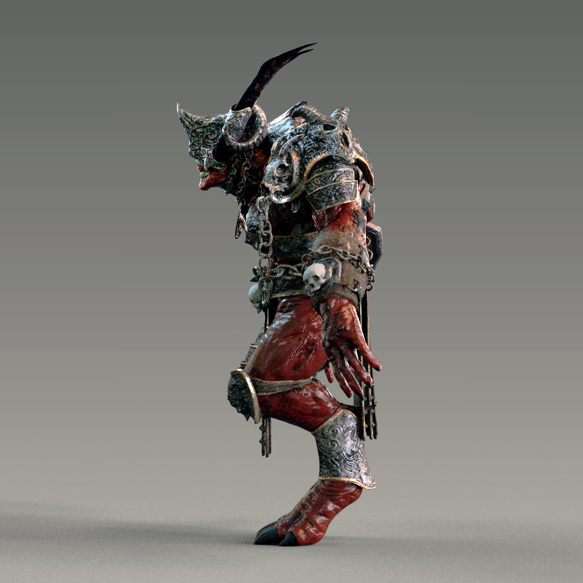 Heavy Demon 3D model_2