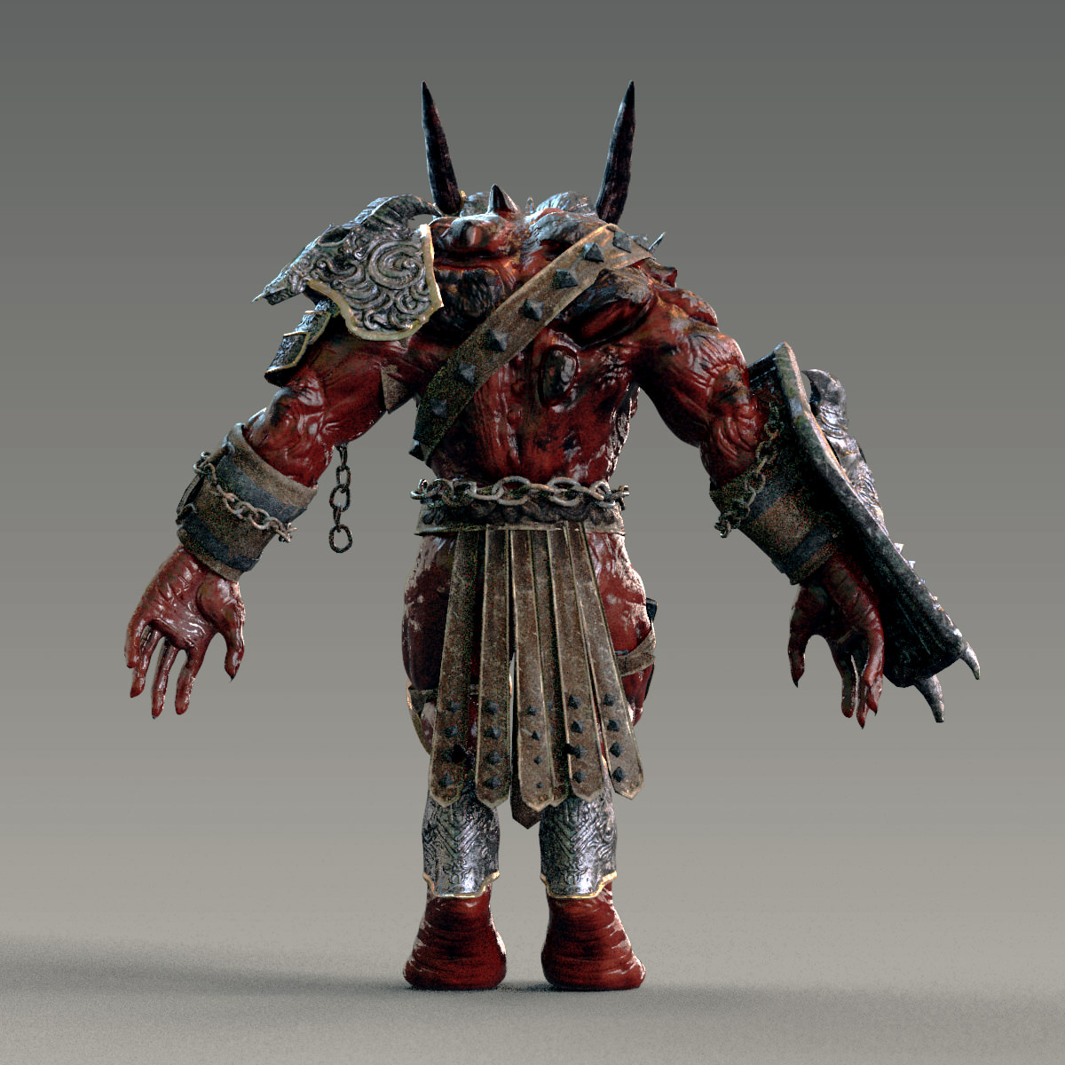Heavy Demon 3D model_3