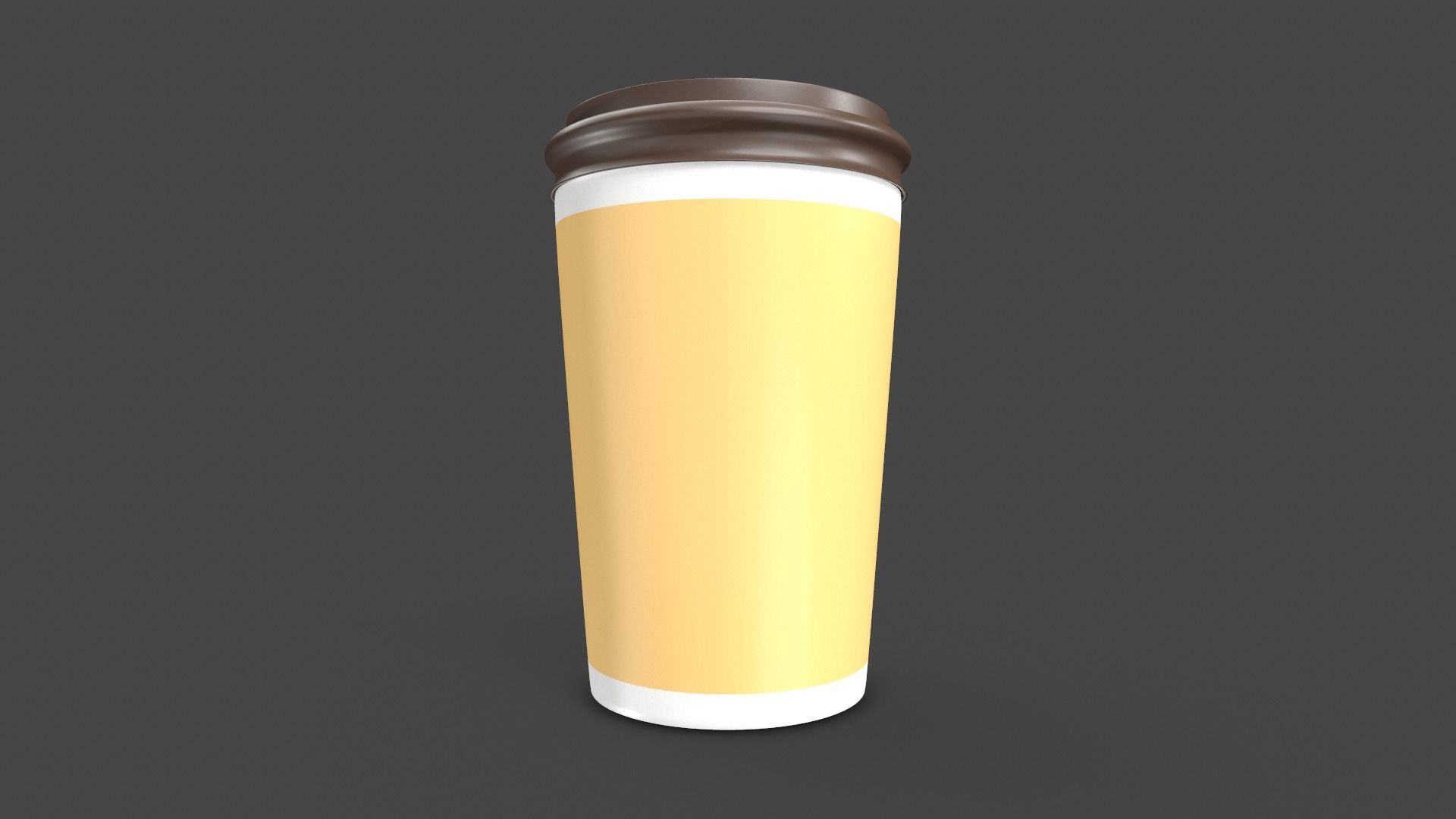 3D Paper Coffee Cups model 3D model_10