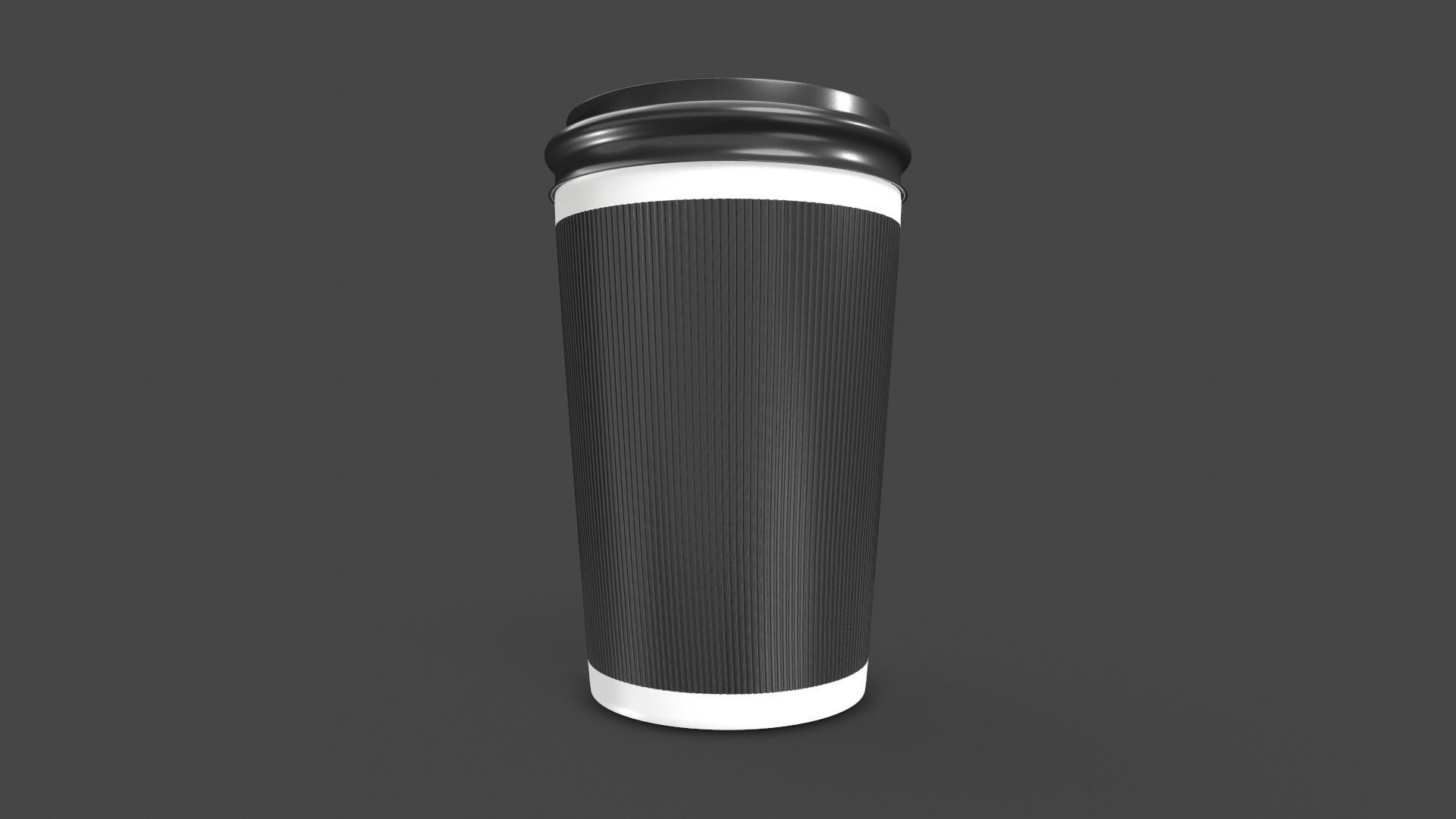 3D Paper Coffee Cups model 3D model_3