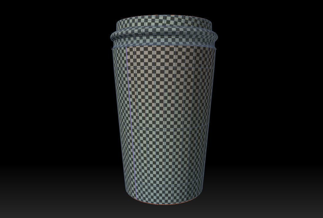 3D Paper Coffee Cups model 3D model_16