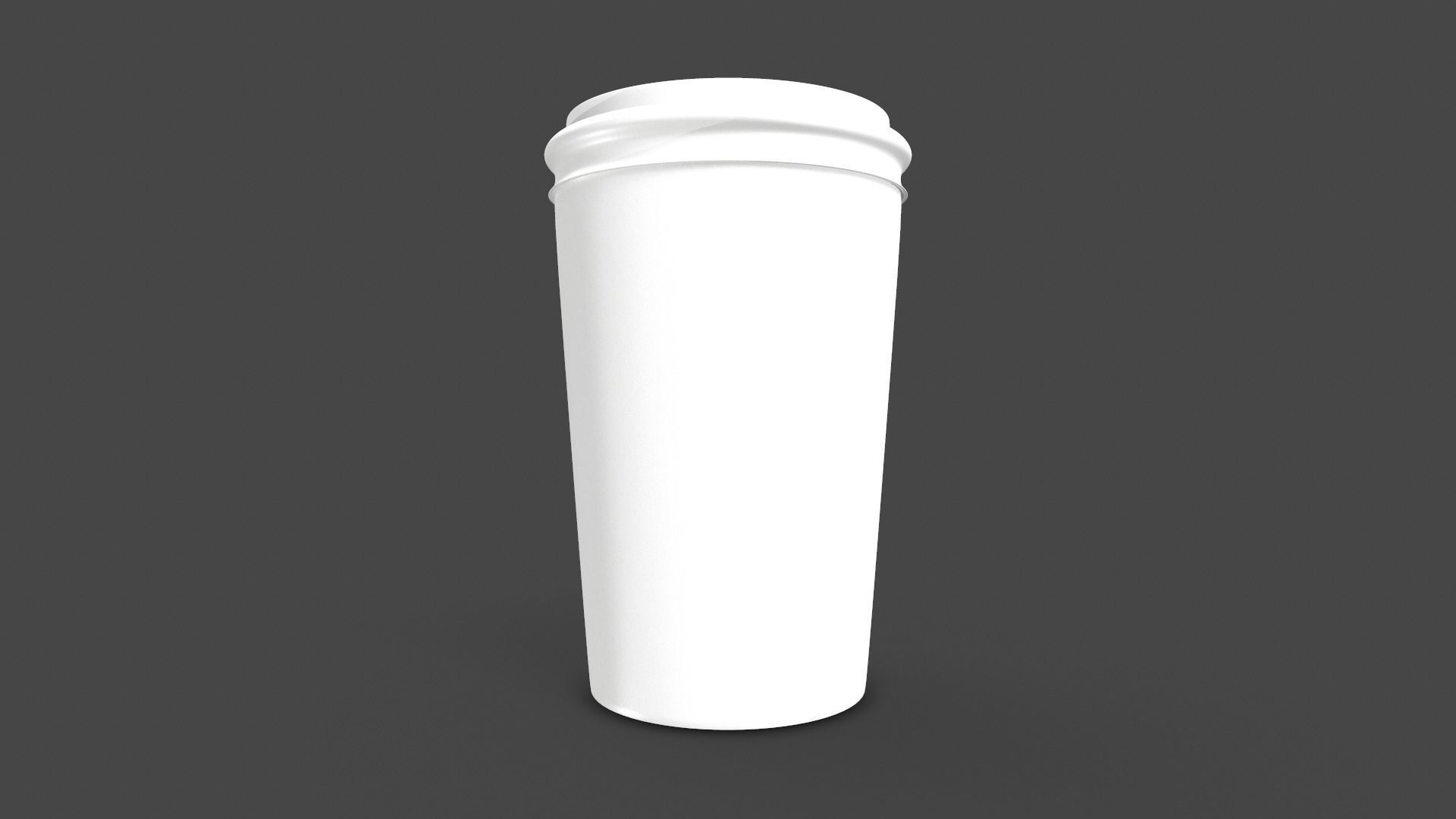 3D Paper Coffee Cups model 3D model_9