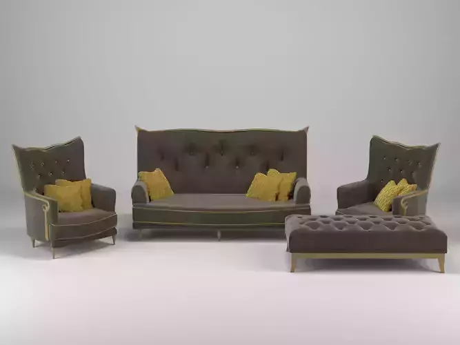 classic salon capitone collection 3 peices