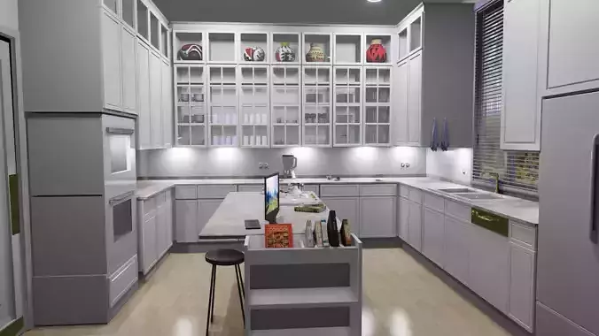 Kitchen Design 2021 3D model