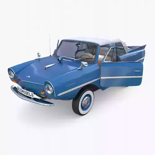 Amphicar 770 Blue w Interior Top Up
