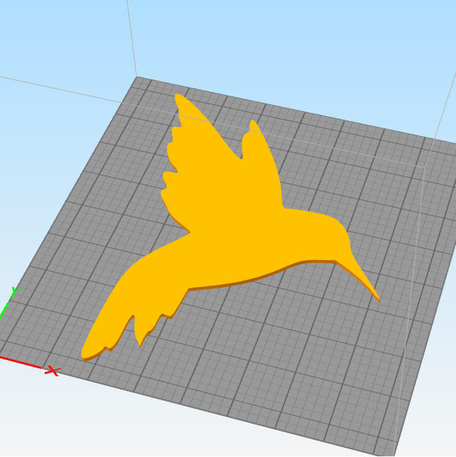 Flying birds wall decoration 3D print model_1
