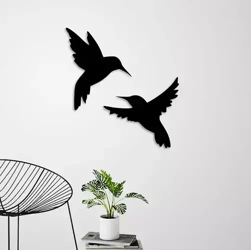 Flying birds wall decoration 