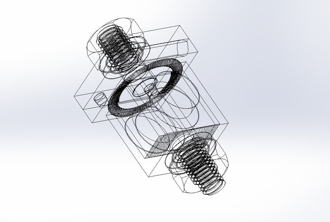 Mechanical clamp model 3D model_1