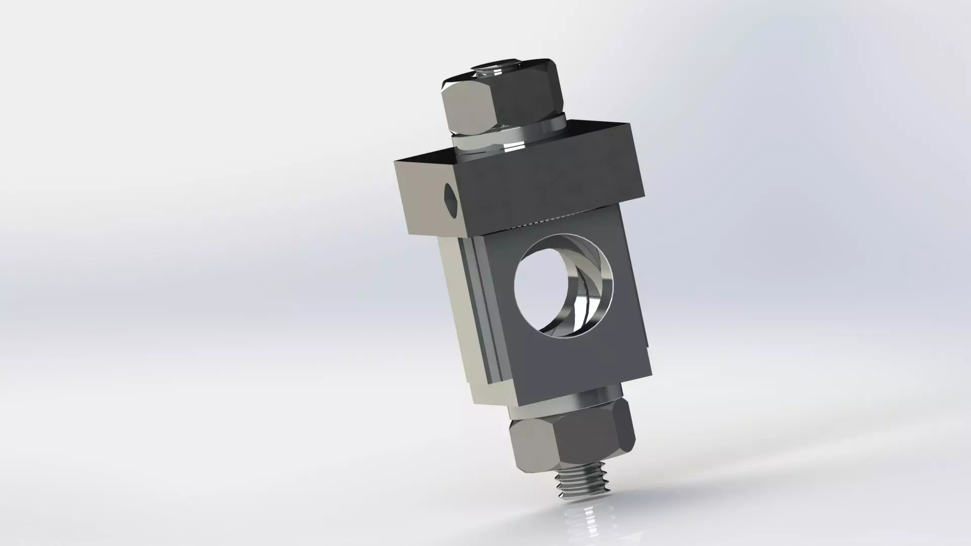 Mechanical clamp model 3D model_0