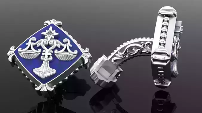 Zodiac signs Cufflinks Libra