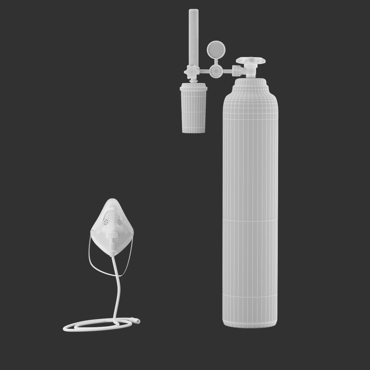 Oxygen masck 3D model 3D model_6