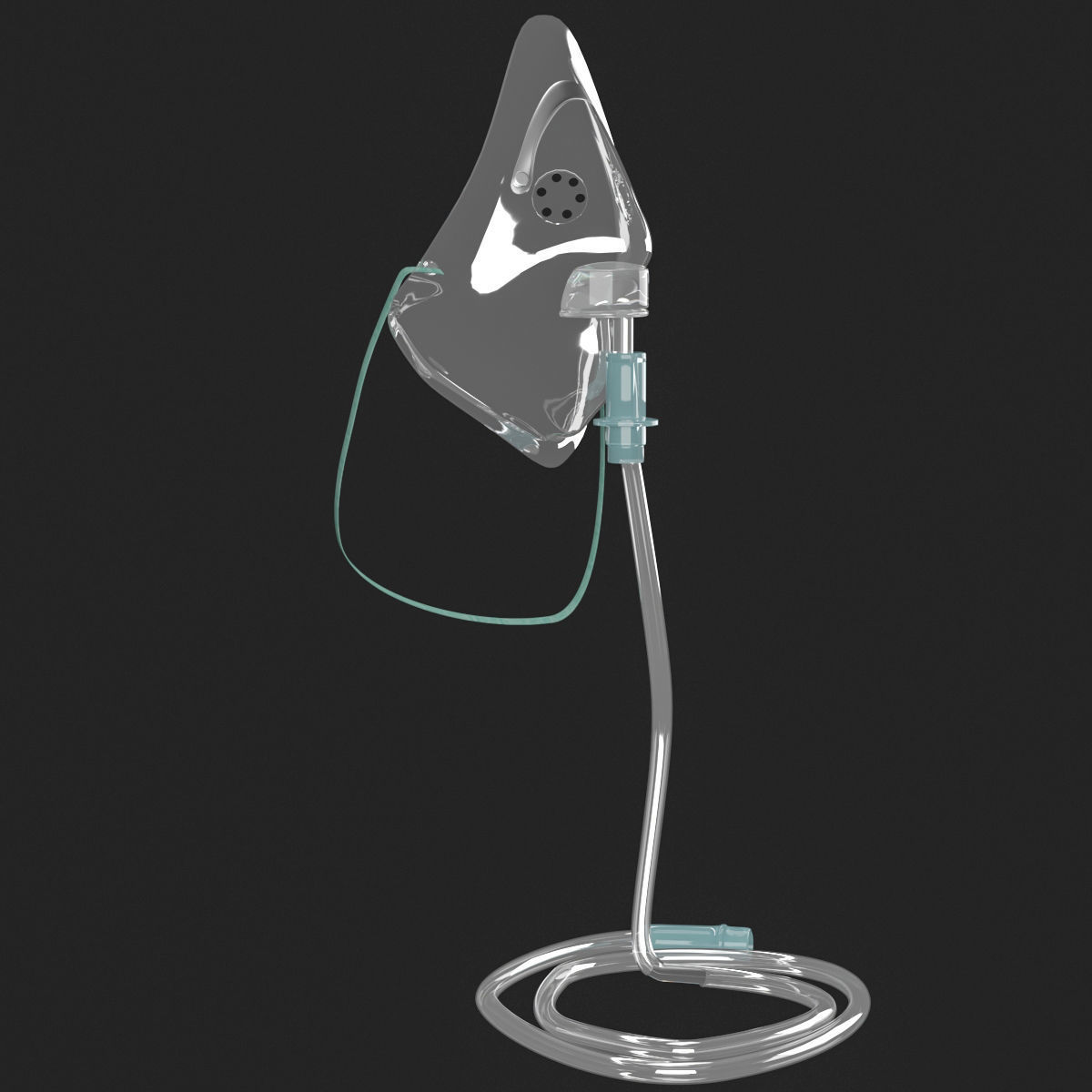 Oxygen masck 3D model 3D model_2