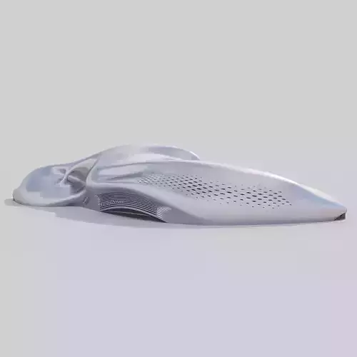 Futuristic building 28 3D model