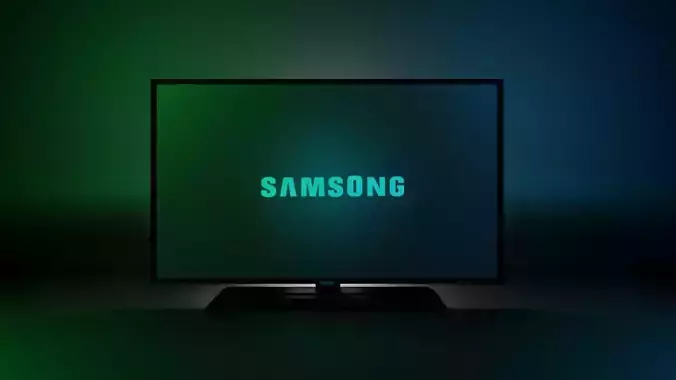TV Samsong Free low-poly 3D model
