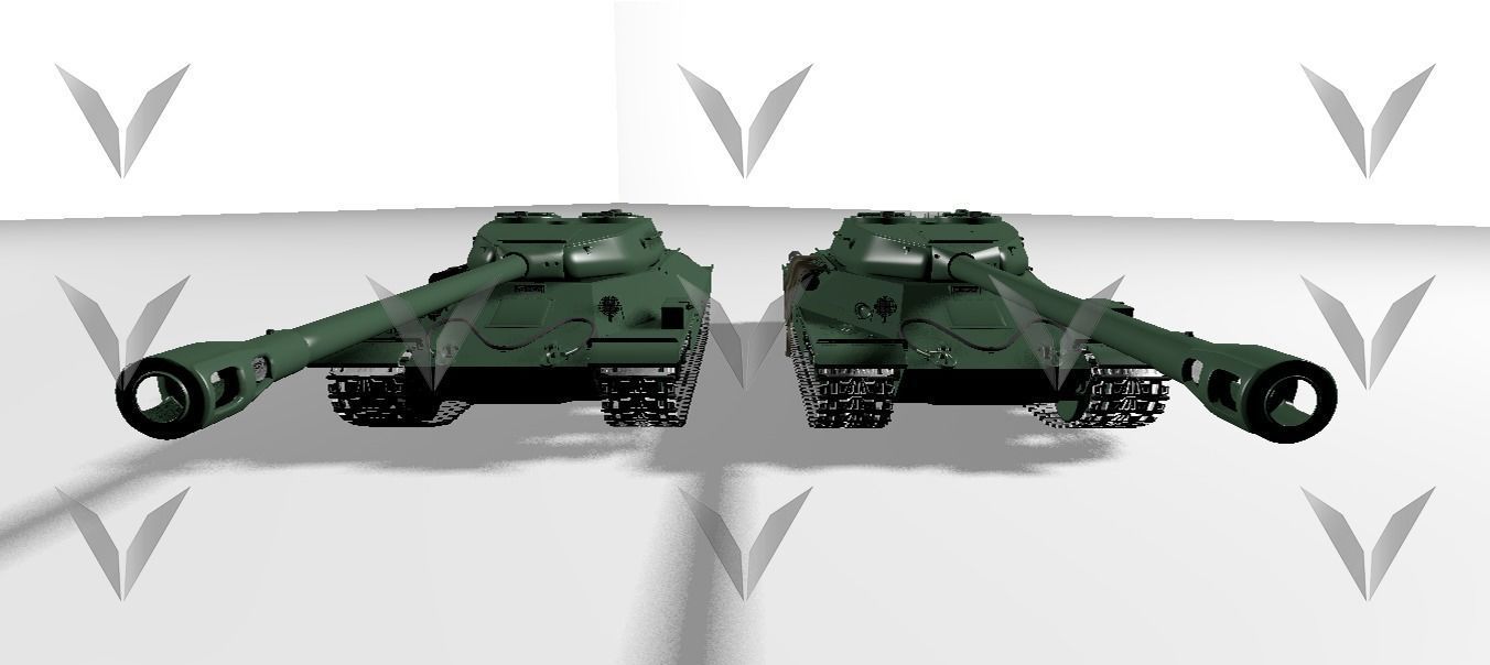 IS-6 Object 252 3D model_4