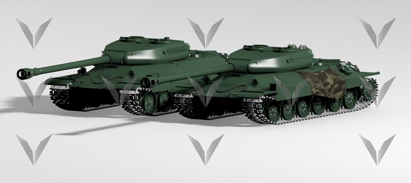 IS-6 Object 252 3D model_10