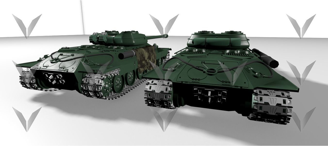 IS-6 Object 252 3D model_5