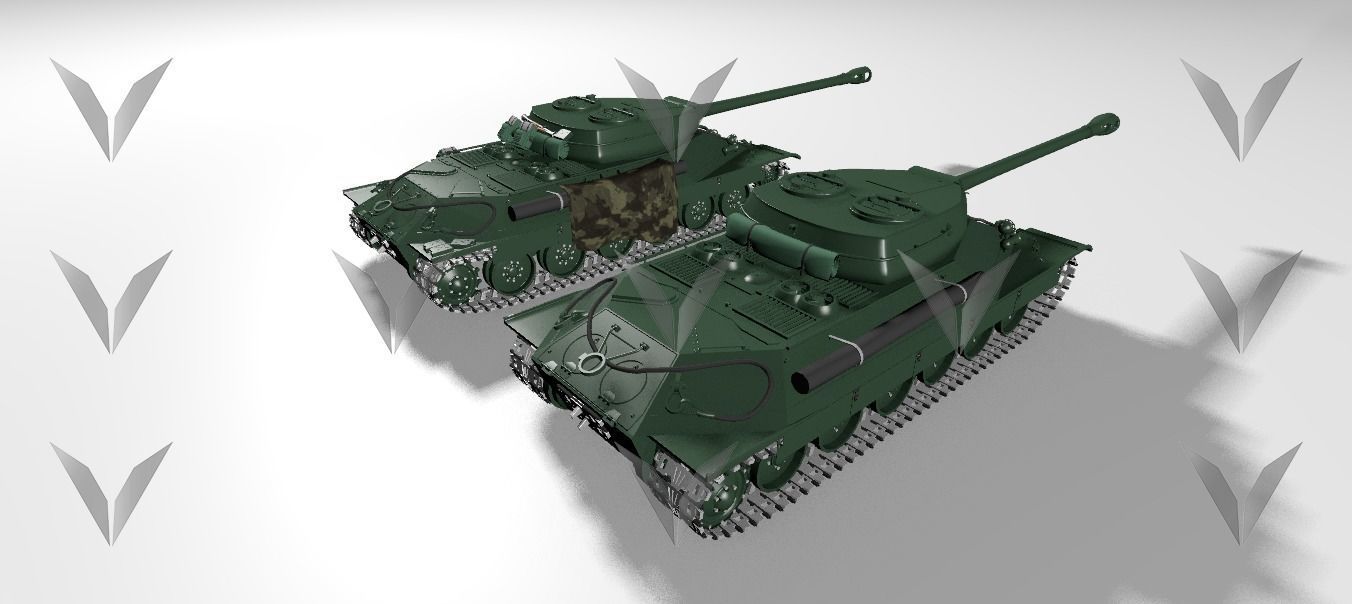 IS-6 Object 252 3D model_2