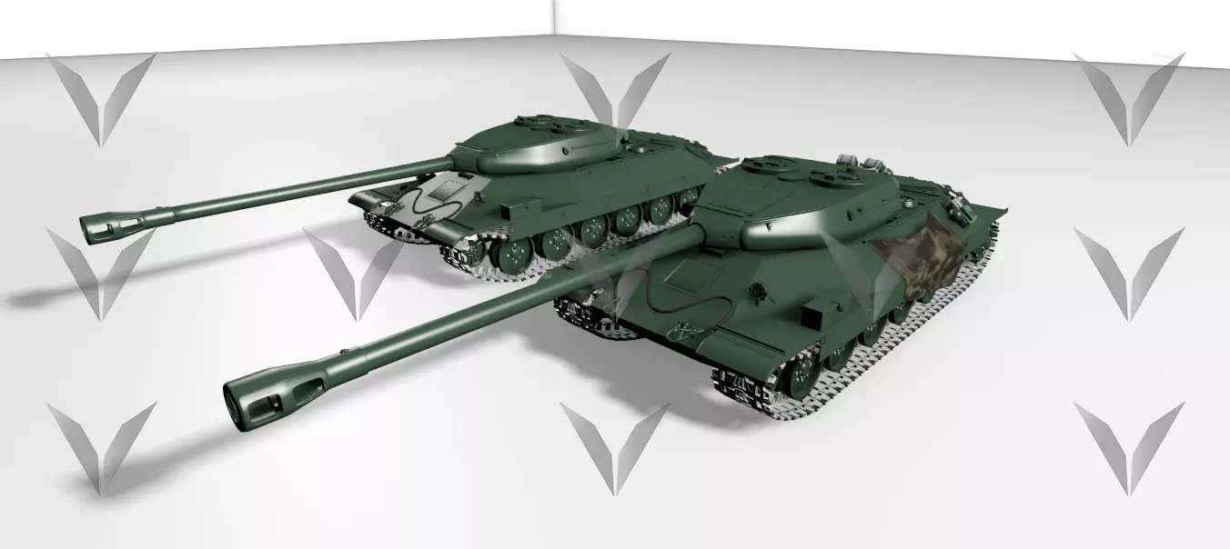 IS-6 Object 252 3D model_0