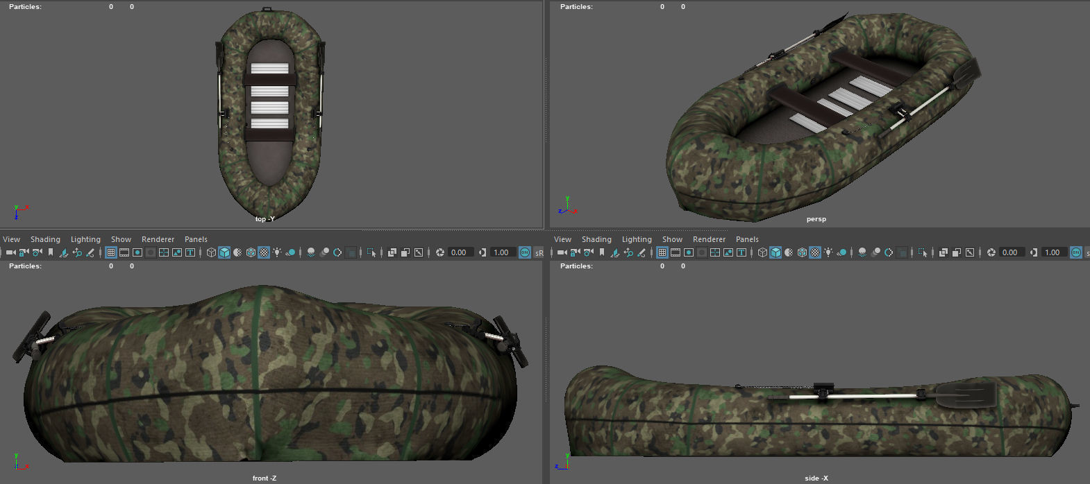 FISHING BOAT 3D model_9