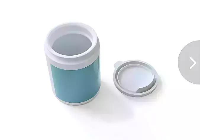 Vitamin Container 3D Model