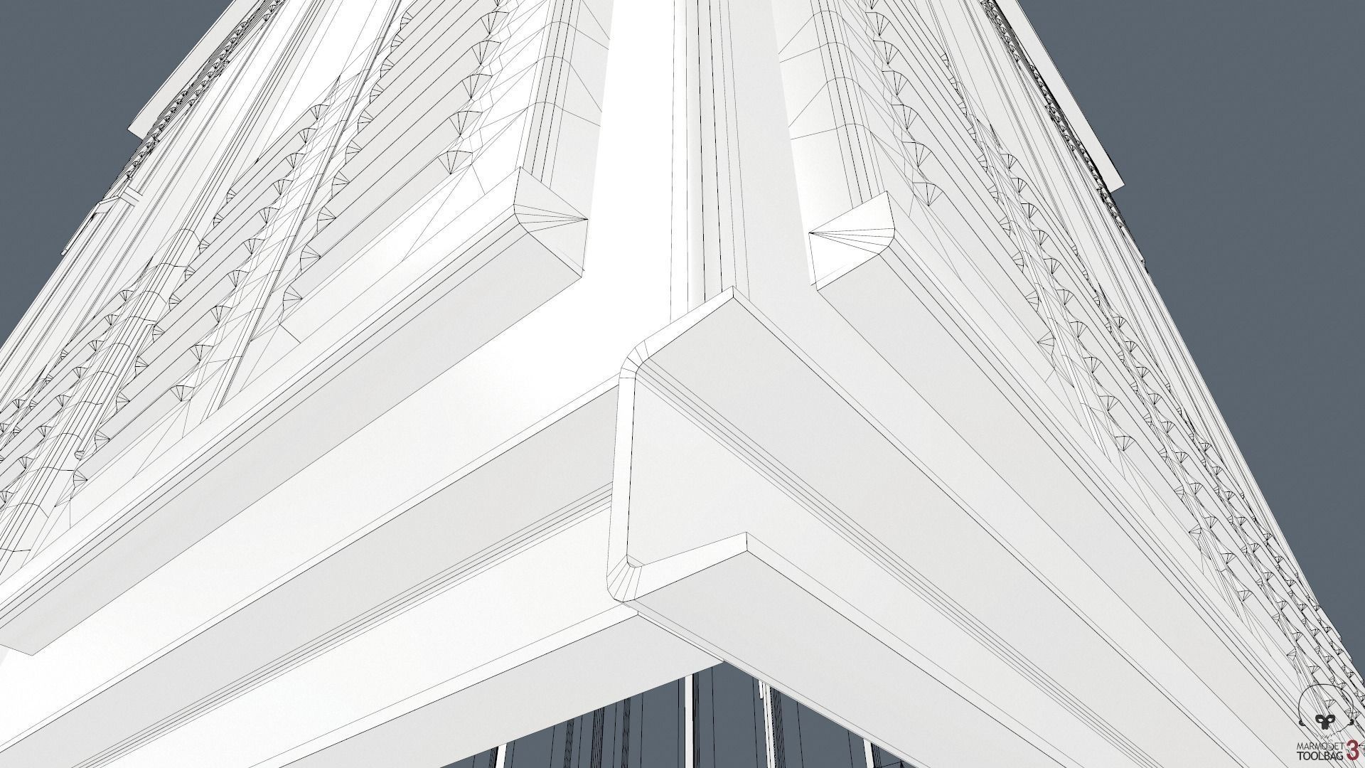 Transformer Substation Low-poly 3D model_45