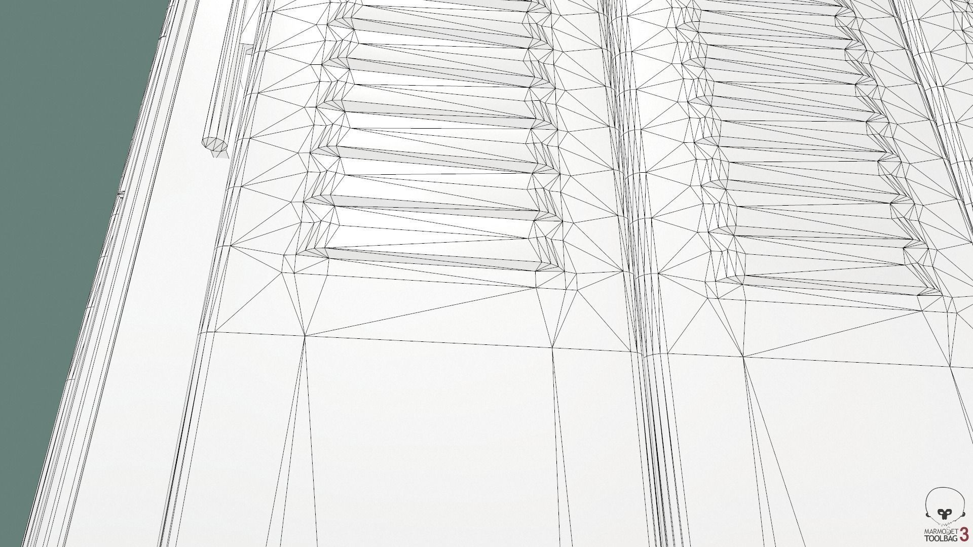 Transformer Substation Low-poly 3D model_50