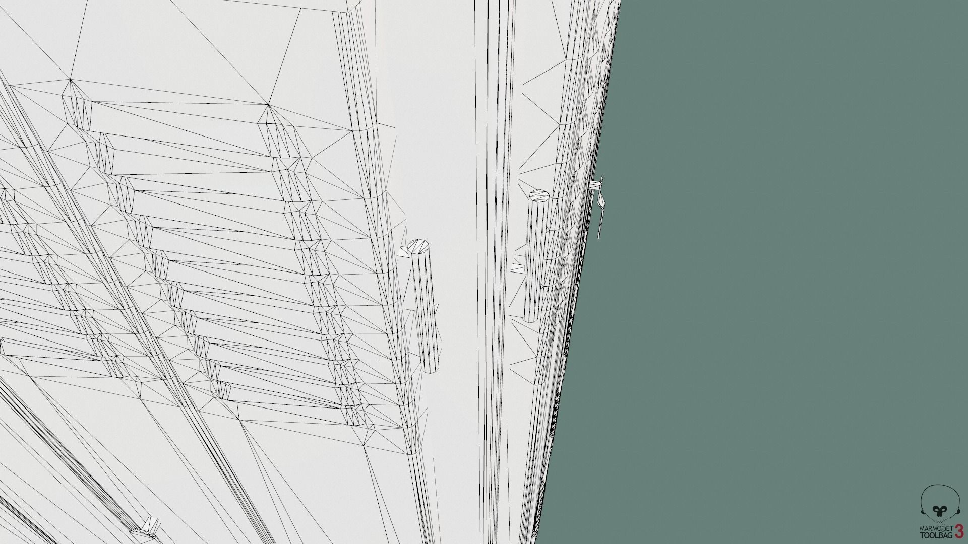 Transformer Substation Low-poly 3D model_52