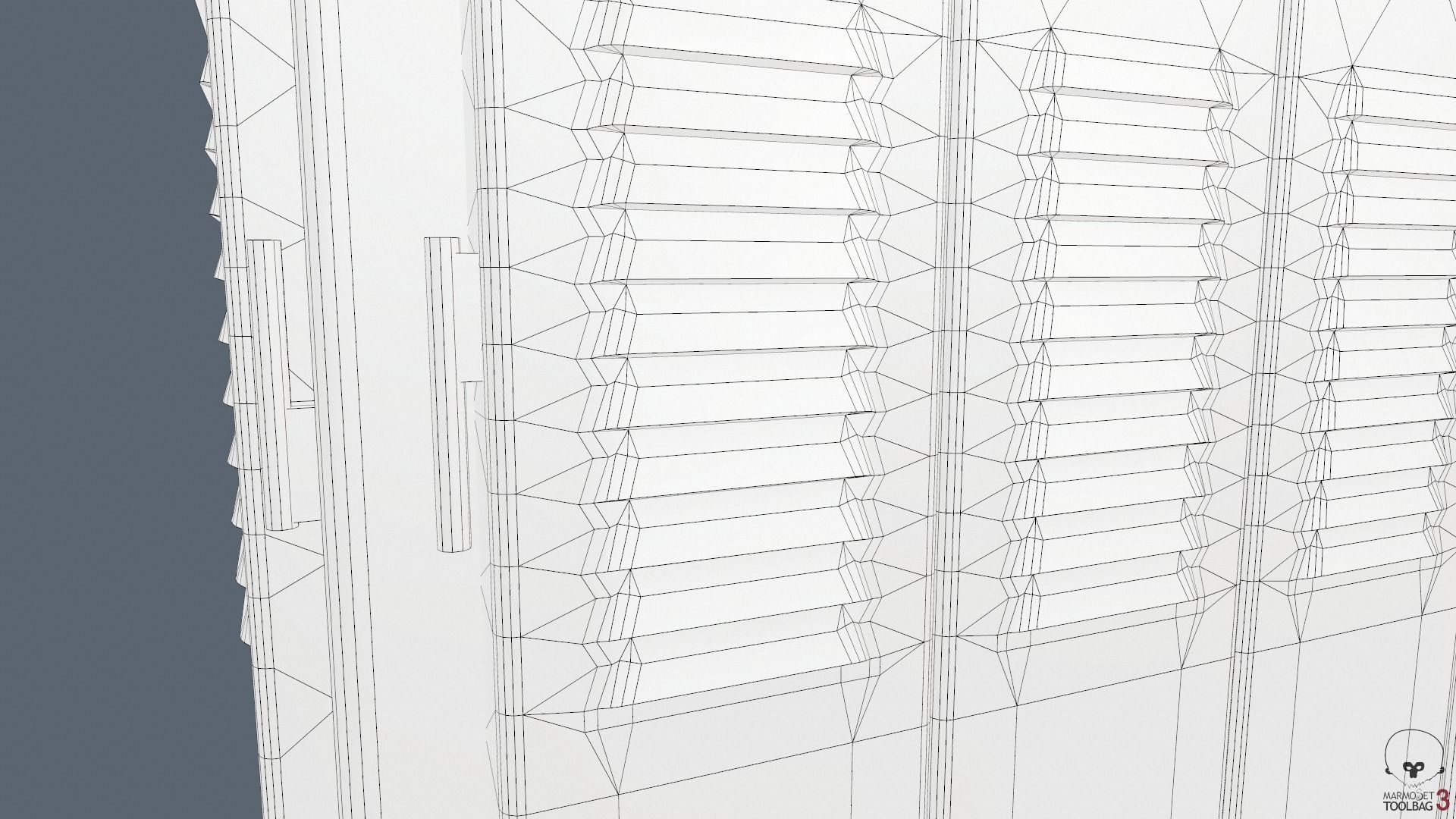 Transformer Substation Low-poly 3D model_39