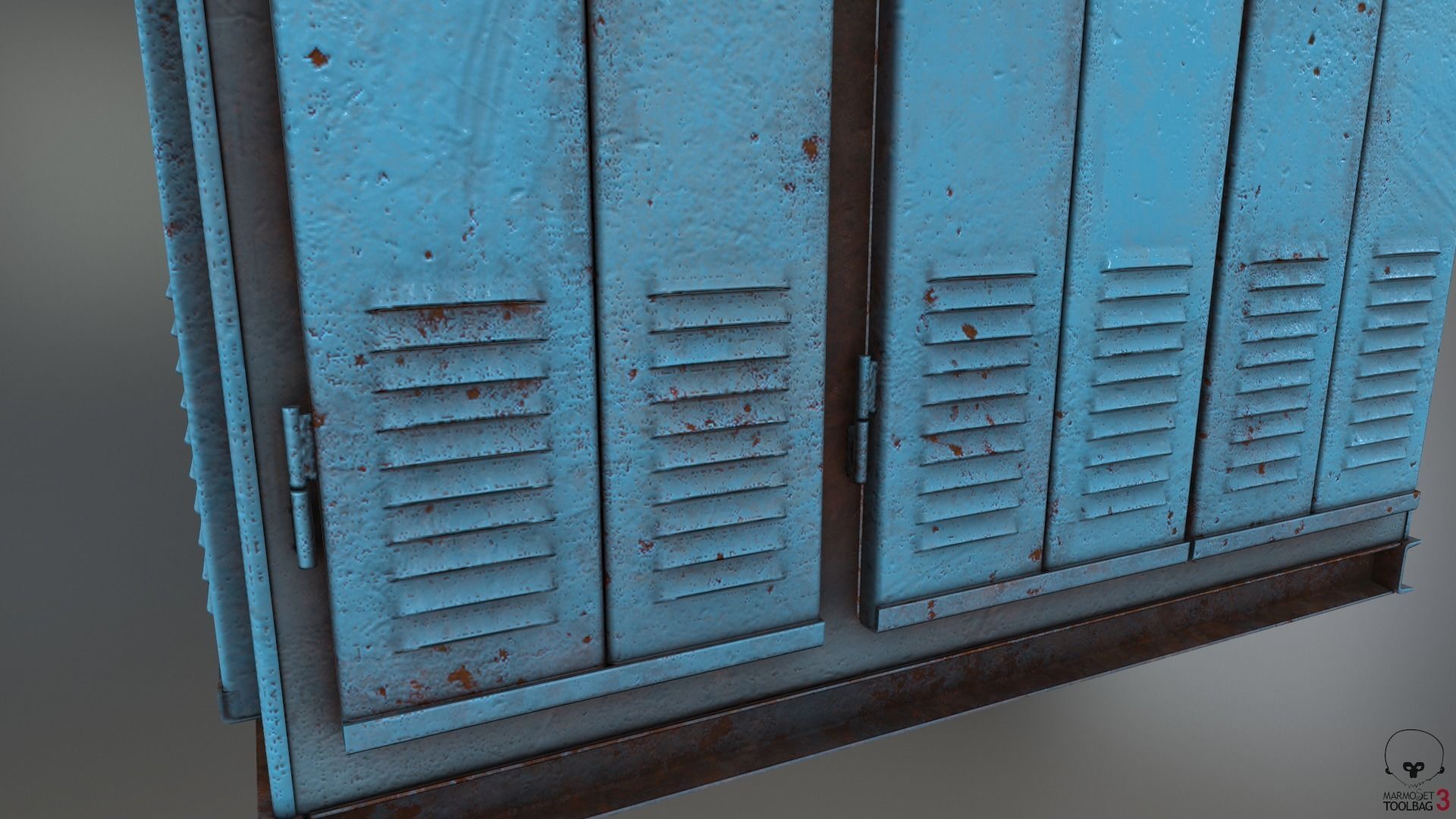 Transformer Substation Low-poly 3D model_14