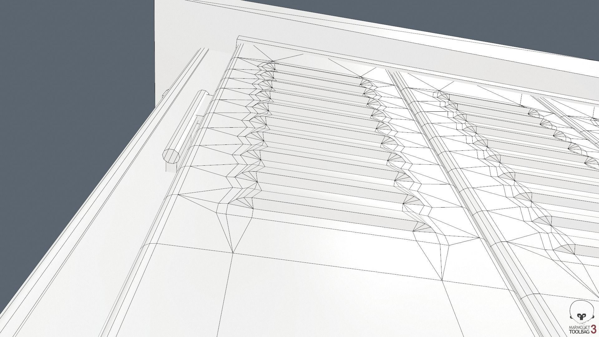 Transformer Substation Low-poly 3D model_40
