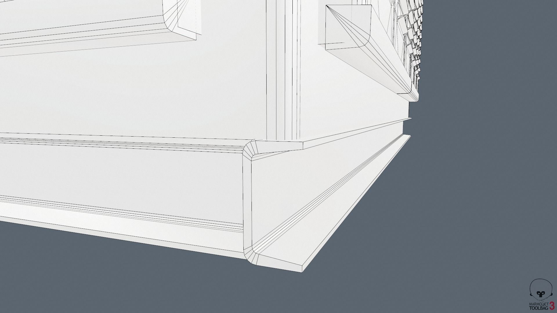 Transformer Substation Low-poly 3D model_42