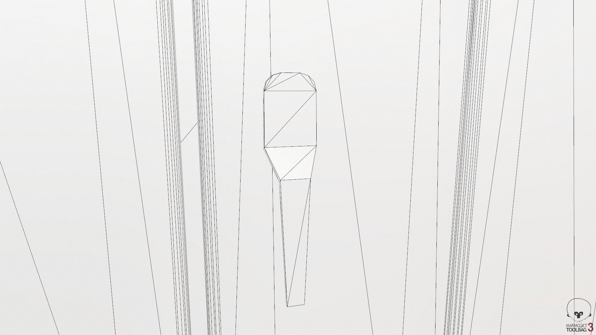 Transformer Substation Low-poly 3D model_48