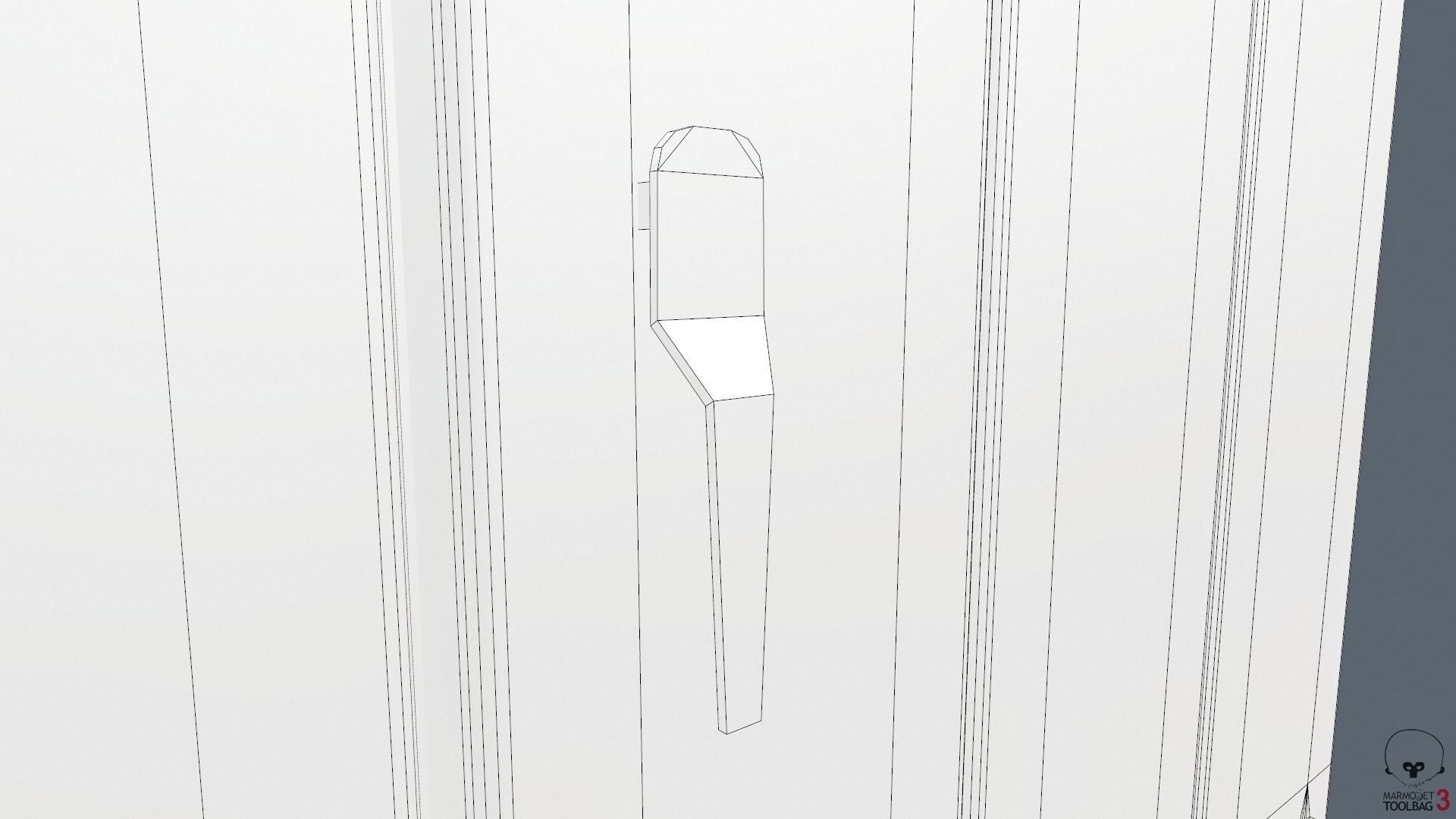 Transformer Substation Low-poly 3D model_41