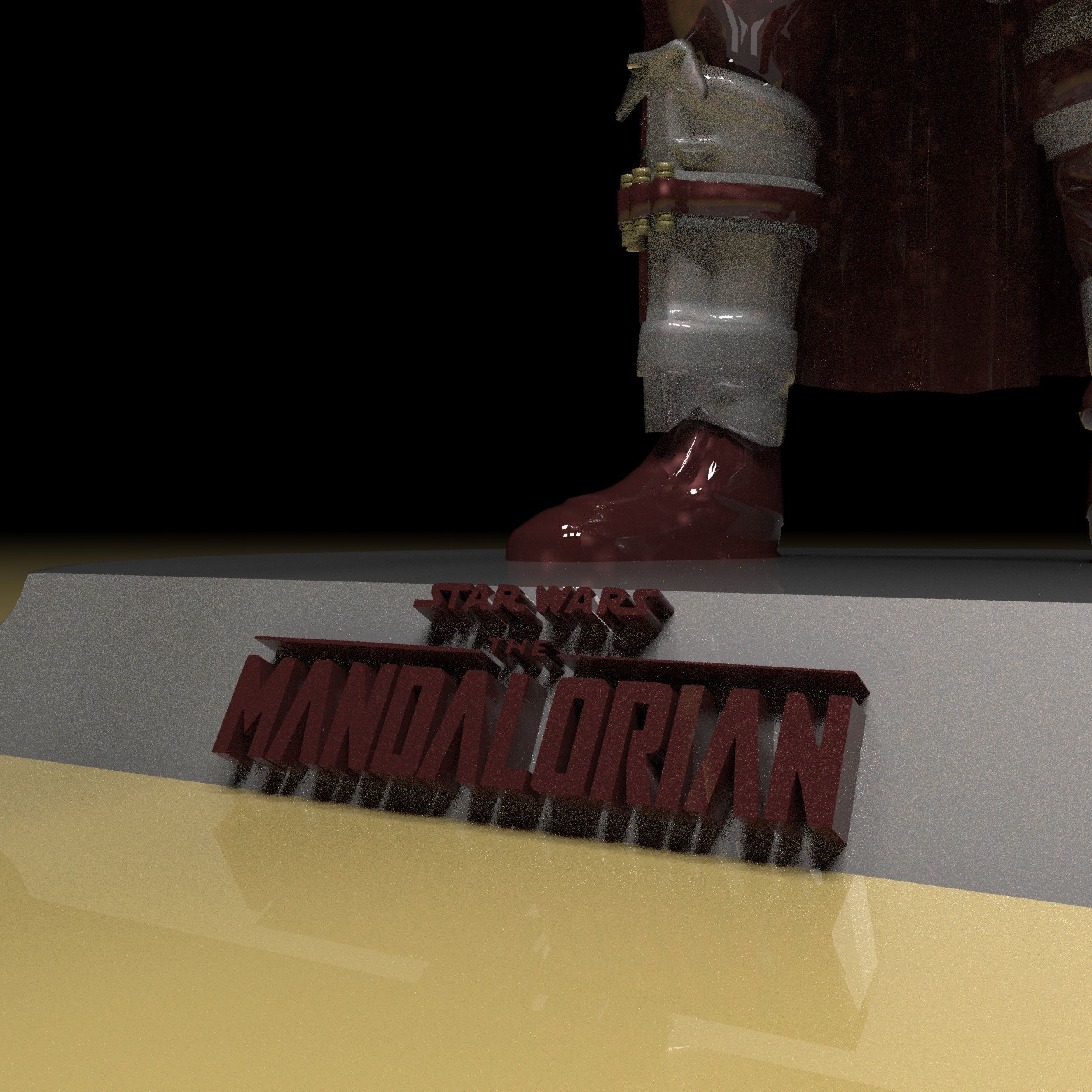 The Mandalorian 3d Model Stl Files 3D print model_14