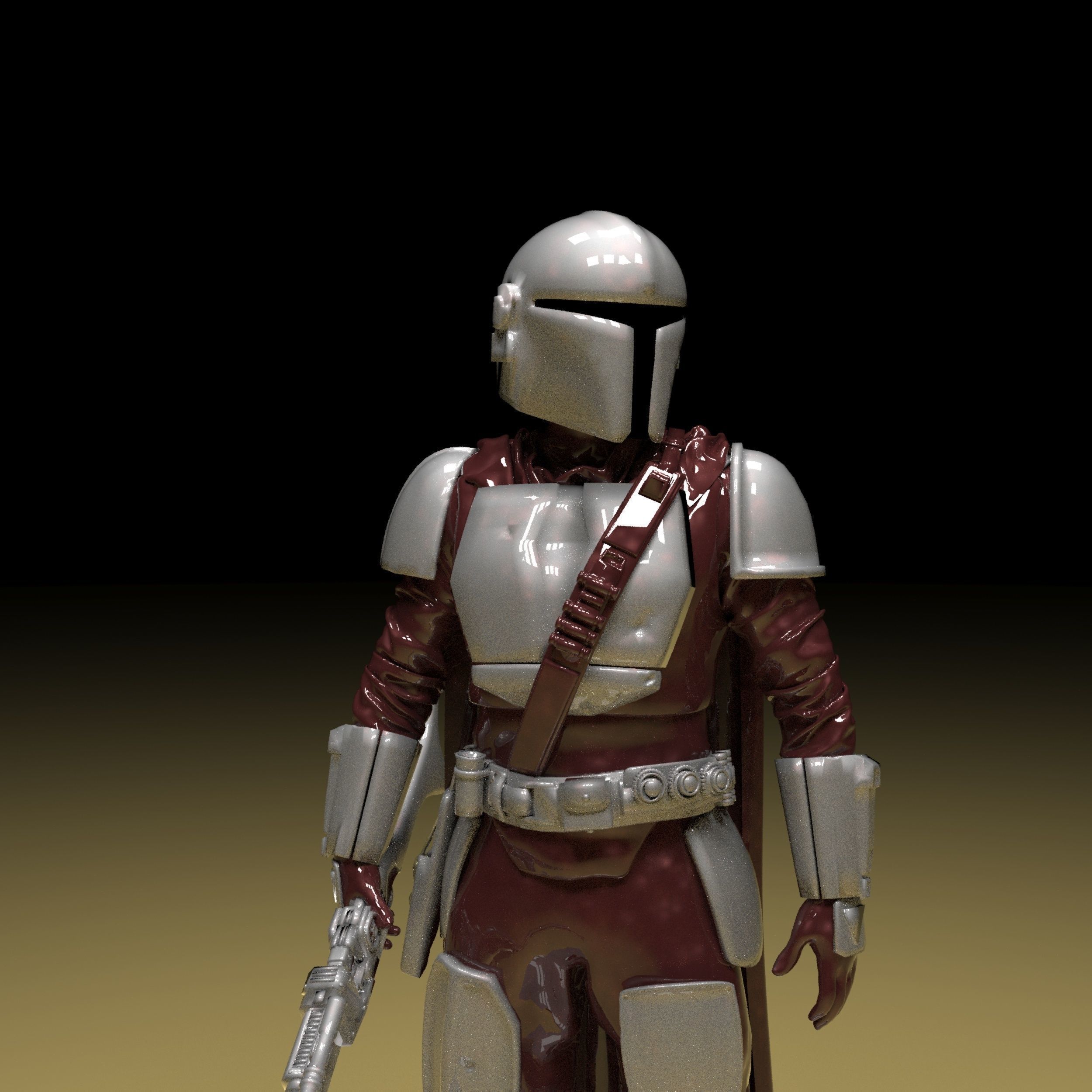 The Mandalorian 3d Model Stl Files 3D print model_8